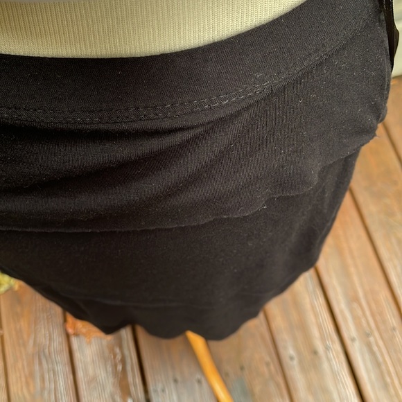 Design 365 Bandage Skirt Black Stretch Cotton Blend With Spandex Size M - Picture 6 of 7